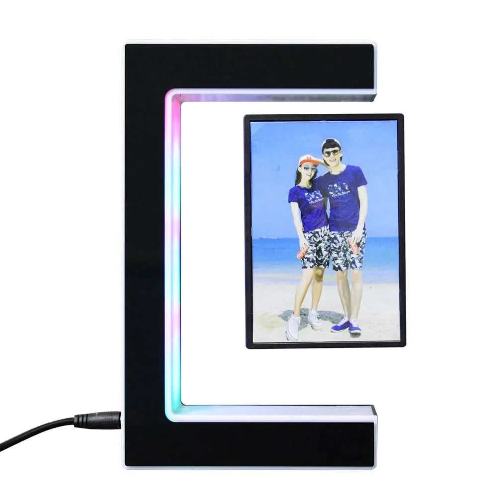 LevityFrame – Floating Photo Display with LED Glow