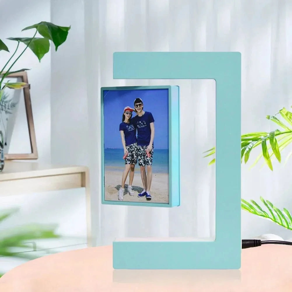 LevityFrame – Floating Photo Display with LED Glow