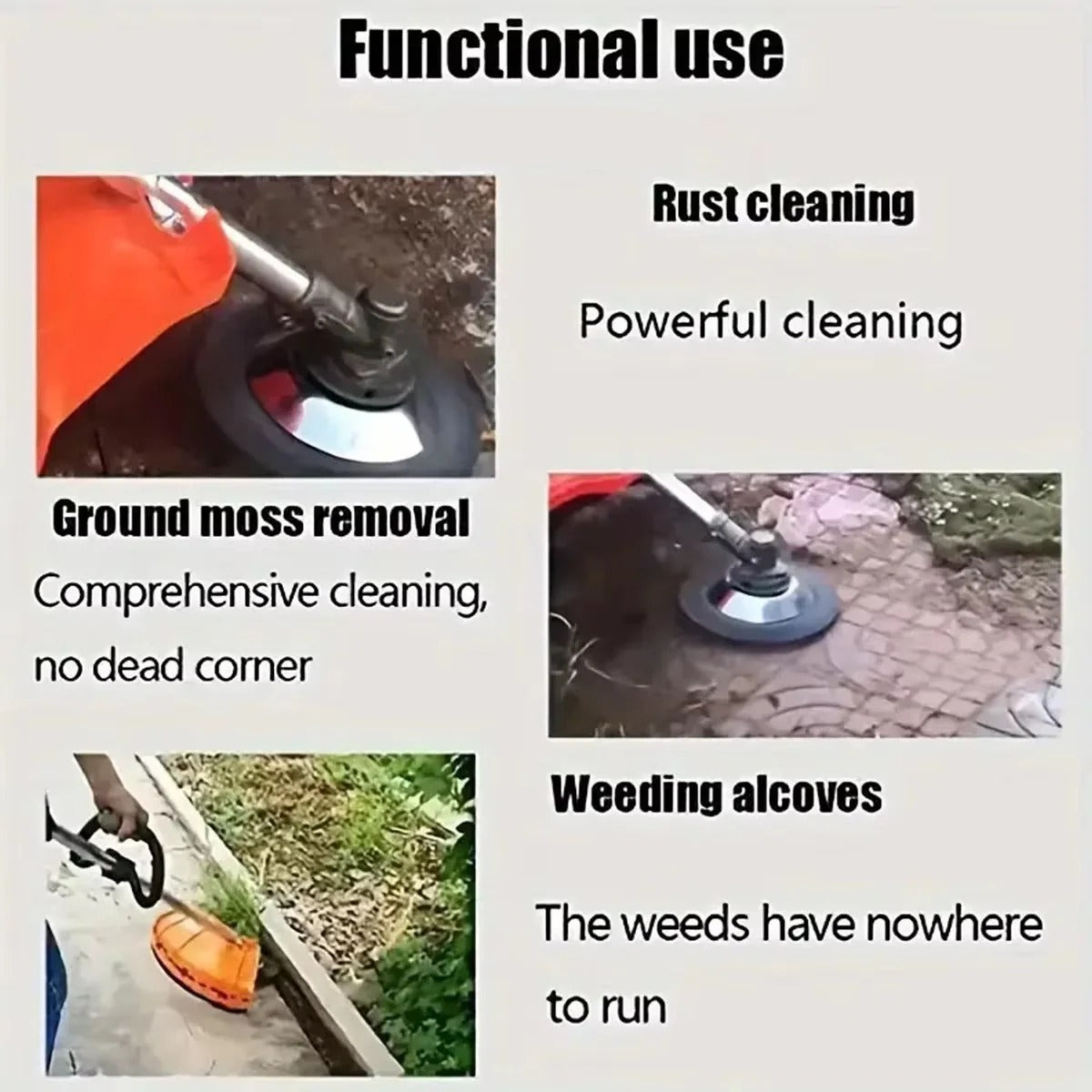 All-Terrain YardMaster | Rugged Brush Cutter Head for Trimmers