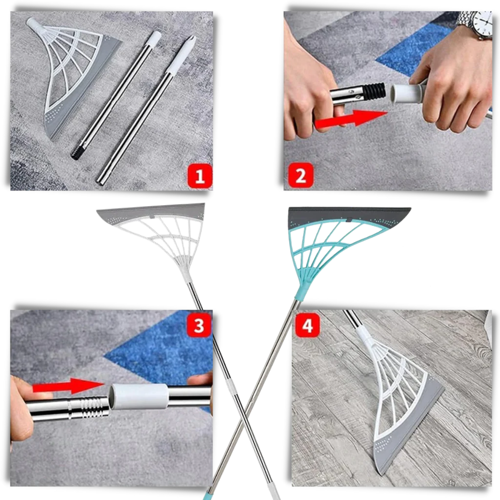 Versatile Extendable Floor and Window Cleaner