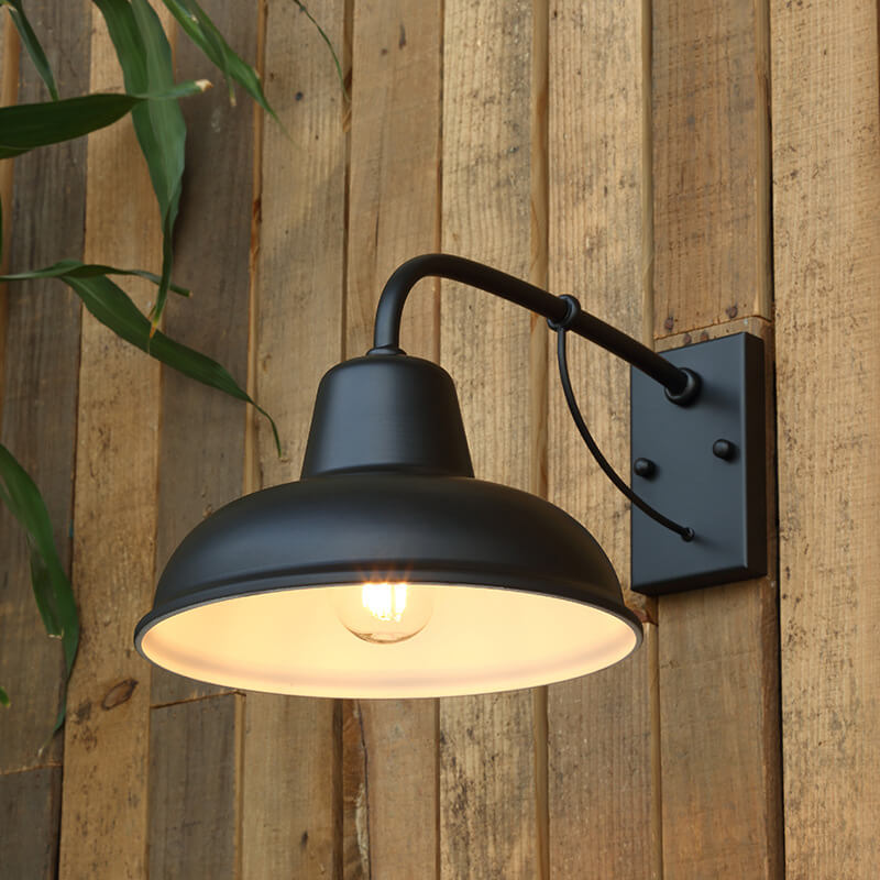 Vintage-Inspired Outdoor Wall Light with Sturdy Design
