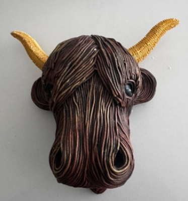 Artisan Cow Wall Decor | Handcrafted Rustic Home Accent