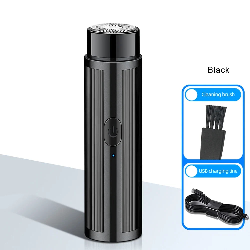 SwiftShave Compact Rechargeable Electric Razor for Men