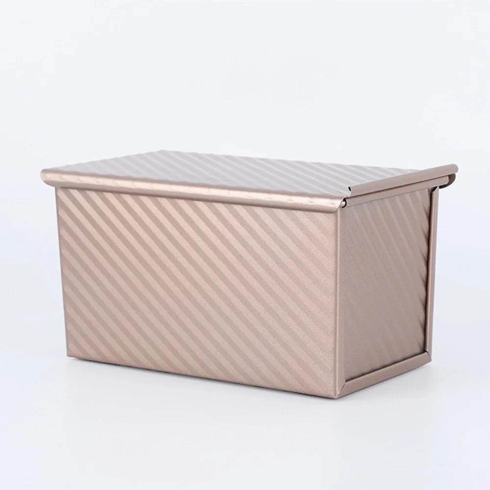 Non-Stick Bakeware Set with Lid - 2 Pieces in Rose Gold