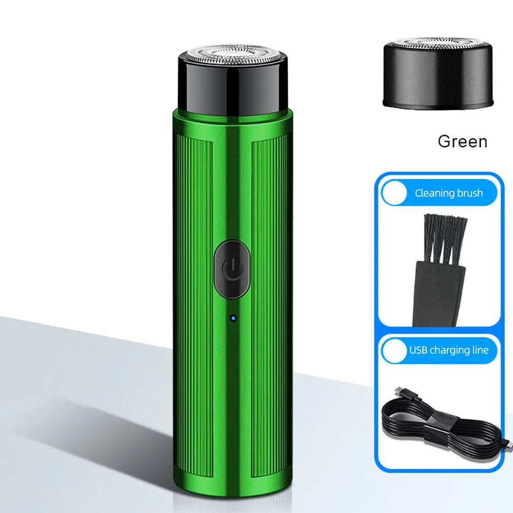 SwiftShave Compact Rechargeable Electric Razor for Men