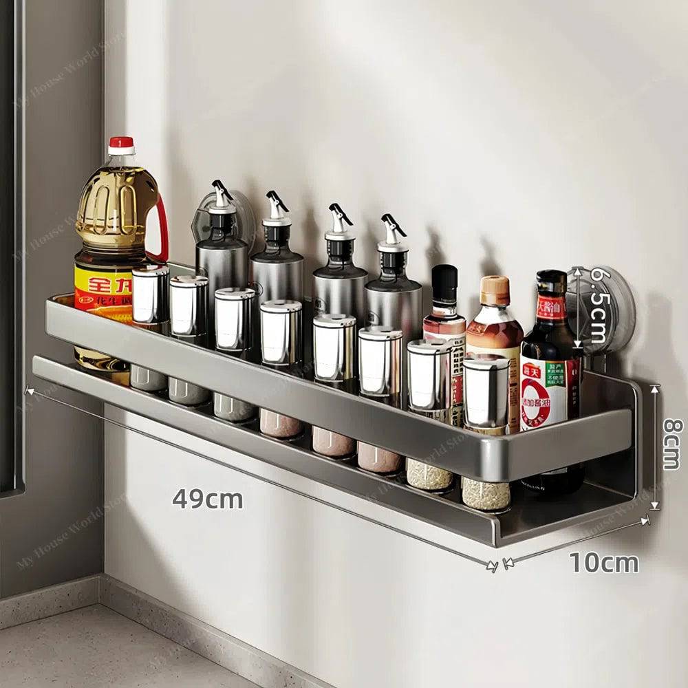 Smart Spice Rack | Adjustable Wall-Mounted Organizer for Easy Access
