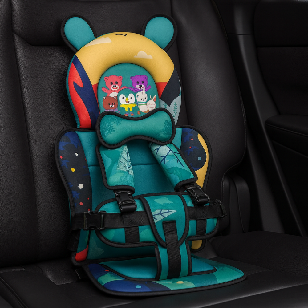 On-the-Go Safety Seat | Compact Baby Travel Harness with 5-Point Strap