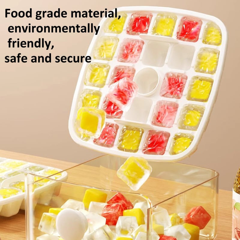 Double-Layer Ice Maker Tray for Effortless Ice Production