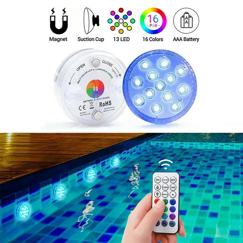 Color-Changing Underwater Lights with Remote Control