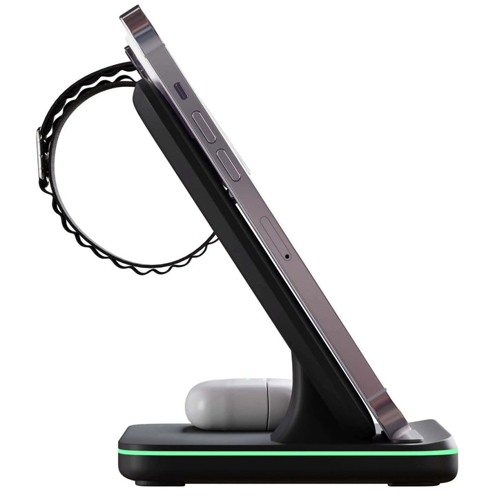 TriCharge Hub – Smart Wireless Charging Station for All Your Devices
