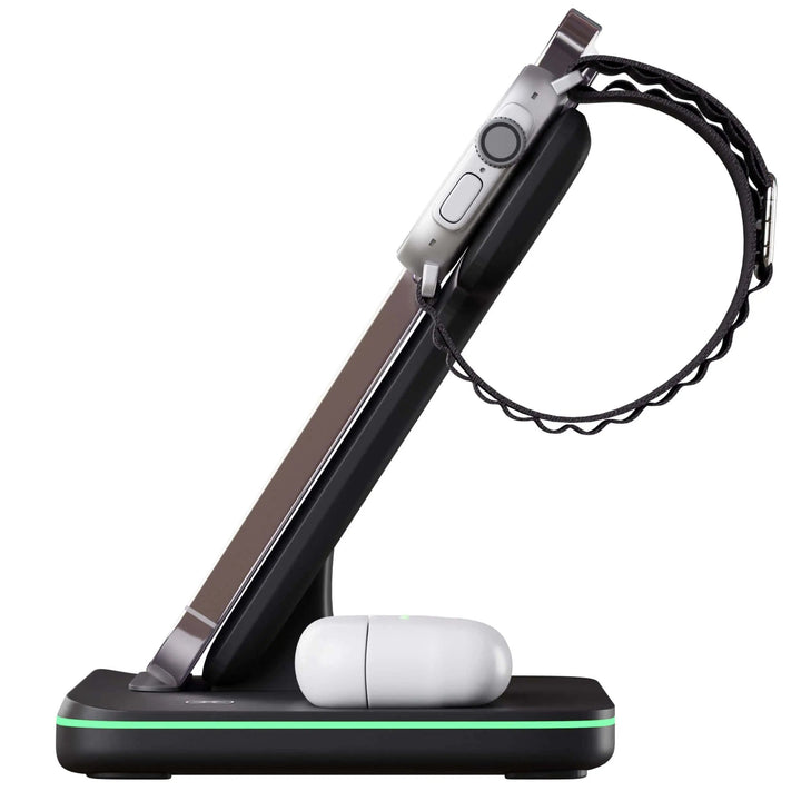 TriCharge Hub – Smart Wireless Charging Station for All Your Devices