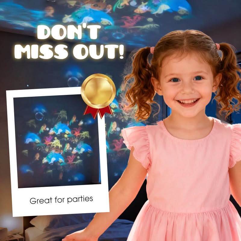 AuraSphere – Enchanting Rotating LED Projector for Your Space