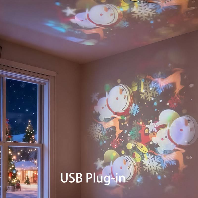 AuraSphere – Enchanting Rotating LED Projector for Your Space