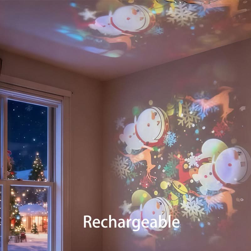 AuraSphere – Enchanting Rotating LED Projector for Your Space