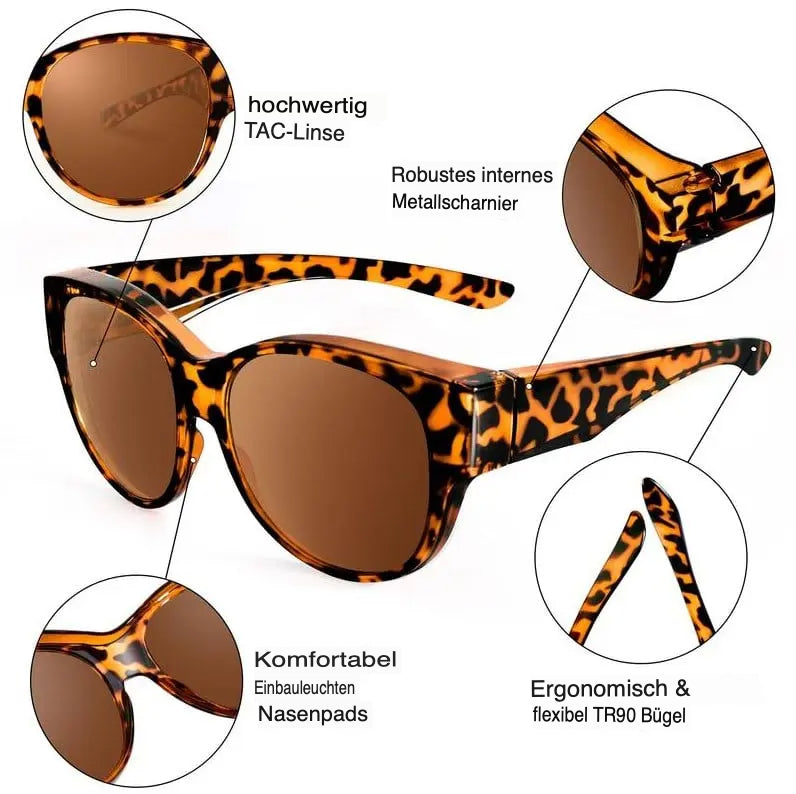 Clip-On Sun Shades – Polarized Protection for Eyeglass Users